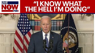 Biden talks age special counsel report and more at spurofthemoment White House address [upl. by Weatherley440]