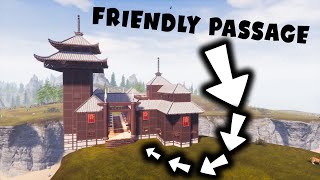 Yamatai Manor with Friendly Passage  Conan Exiles [upl. by Orodoet]