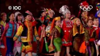 Incredible Highlights  Beijing 2008 Olympics  Opening Ceremony [upl. by Kcitrap]