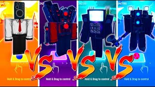 Large Speakerman vs Titan Speakerman vs Titan Cinemaman vs Titan Cameraman  9 BATTLE [upl. by Eilssel]