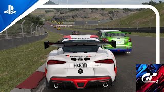 Gran Turismo 7  Daily Race B  Sardegna  Road Track  B  Toyota GR Supra Race Car [upl. by Nahpos]