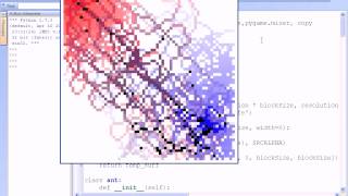 Ant colony optimization Python amp Pygame [upl. by Teage644]