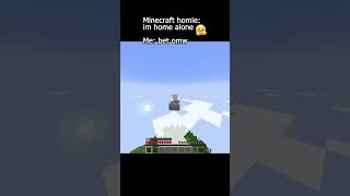 Bro was home alone 😏 minecraft memes minecraftmemes gaming minecraftshorts meme funny fyp [upl. by Klatt328]