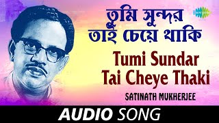 Tumi Sundar Tai Cheye Thaki  তুমি সুন্দর তাই চেয়ে থাকি । Audio  Satinath Mukherjee [upl. by Fahland]