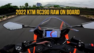 KTM RC 390  RAW on board [upl. by Sisile]