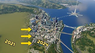 Whole City Progress from Start to End  Cities Skylines  Asturis [upl. by Jerold]