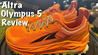 Altra Olympus 5 Shoe Review [upl. by Orme67]