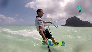 2019 Mauritius kitesurfing Le Morne [upl. by Verda]