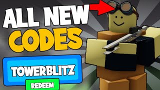 ALL TOWER BLITZ CODES January 2023  ROBLOX Codes SECRETWORKING [upl. by Cyrie]