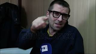 Liam Gallagher interview in Milan 7th October 2017 [upl. by Naitsihc]