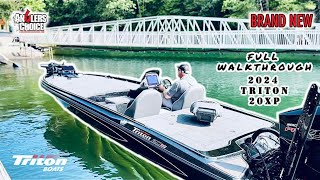 BRAND NEW 2024 Triton 20XP ON THE WATER WALKTHROUGH [upl. by Ozen]