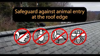 Certified RidgeGuard© Installer Varment Guard Wildlife Services  Roof Ridge Vent Protection [upl. by Zamora]