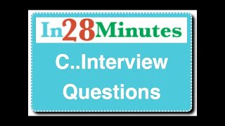 C Interview Questions And Answers  Part2 [upl. by Eissat500]