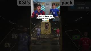 Devin amp Dylan use KSI’s new song as pack luck🇧🇷🤯 [upl. by Duffie]