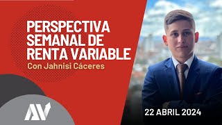 Renta Variable  Perspectiva semanal  22 al 26 de abril 2024 [upl. by Oliy]