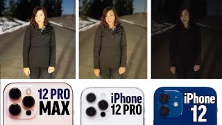 iPhone 12 Pro Max vs 12 Pro vs 12  Honest Camera Comparison [upl. by Ahsitak445]