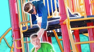 Blind quotHide and Seekquot on a 3 Story Playground [upl. by Jessalyn331]