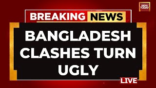 Bangladesh Clashes LIVE Clashes In Bangladesh Turn Ugly Nearly 100 Dead  Bangladesh LIVE News [upl. by Presley]