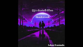 Diwra kiyannam slowd reverb දිව්රා කියන්නම් ජිවිතෙ Ashan franando [upl. by Faro]