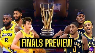 Los Angeles Lakers vs Indiana Pacers InSeason Tournament FINALS Preview [upl. by Adnilemre]