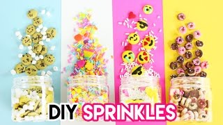 How to Make DIY Sprinkles Emojis Donuts Funfetti and Cookies [upl. by Adne]