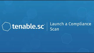 Launch a Compliance Scan in Tenablesc [upl. by Khano]