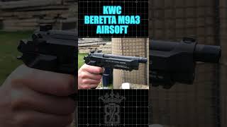 Beretta M9A3 🇮🇹 Shooting KWC Gas Blowback Airsoft shorts [upl. by Narrat]