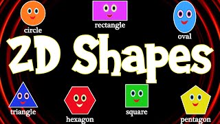 Properties of 2D Shapes  Sides and Corners of 2D Shapes [upl. by Weinstock345]