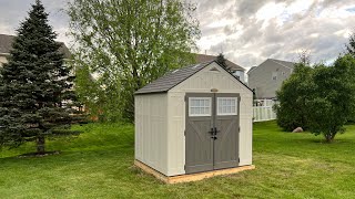 My Suncast 8 x 7 ft Tremont Gable Resin Storage Shed is Built [upl. by Hawken]