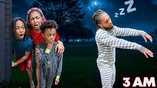 SIBLINGS Catch DAD SLEEPWALKING At Night 🫣 [upl. by Henley]