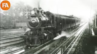 The American Railroads in 1897  Vintage Footage [upl. by Bekha]