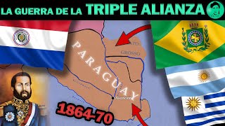 🇵🇾 ⚔️🇦🇷🇧🇷🇺🇾LA GUERRA DE LA TRIPLE ALIANZA 18641870 [upl. by Sams]