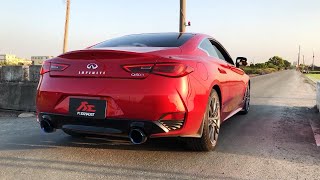 Infiniti Q60 S 30T V6  exhaust sound [upl. by Zetrom571]