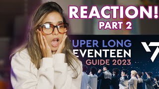 MY FIRST TIME WATCHING SUPER LONG SEVENTEEN GUIDE 2023  Hip Hop Team 2 Reaction [upl. by Idnaj10]