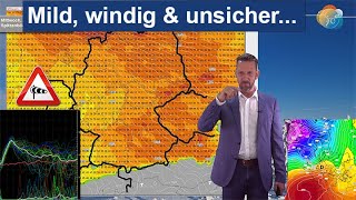 Windig mild amp unsicher Vorerst kein Winterwetter in Sicht Aktuelle Wettervorhersage 23280124 [upl. by Oriane]