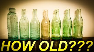 ANTIQUE COKE BOTTLE AGE  HOW TO TELL THE AGE OF COCA COLA BOTTLES [upl. by Asiar]