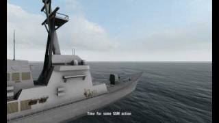 ArmA 2 Destroyer with Mando Missile automatic systems [upl. by Colbert]