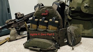 Part 2 Agilite KZero Plate carrier unboxingsetup continuedAgilitetactical platecarrier [upl. by Yerkovich]