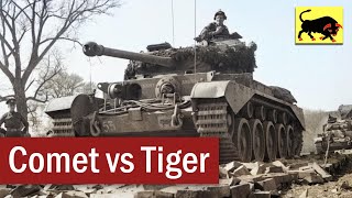 Comet Tank vs Tiger Tank  April 1945  Tank Duel [upl. by Ahsemrak764]