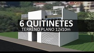 6 QUITINETES NO TERRENO DE 12x10m [upl. by Bollen]