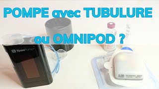 Pompe à insuline  Avec tubulure ypsomed ou sans omnipod  Notre retour dexpérience [upl. by Ayikur]