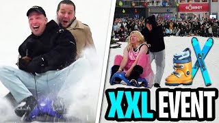 XXL WEIHNACHTSSTREAM😂🎄 Rodeln Human Bowling amp Wichteln  MontanaBlack Highlights [upl. by Eastman154]