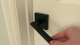 Kwikset Halifax Door Handle Lever Privacy Door Lock for Bedroom and Bathroom with Microban Review [upl. by Anilejna693]