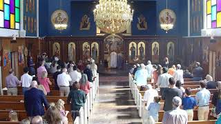 Orthros and Divine Liturgy for the Sixth Sunday After the Holy Cross Visiting  Fr David Baroody [upl. by Neehsar]