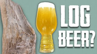 Log Beer  Fermenting with Wood Covered by Wild Yeast [upl. by Boyse]