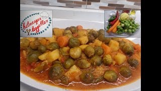 Zeytinyağlı Brüksel Lahanası Yemeği Tarifi  Bitmeyen Lezzetler [upl. by Asher937]