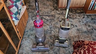 Dyson Ball MultiFloor amp Shark Rotator LiftAway Upright Vacuum [upl. by Illib]