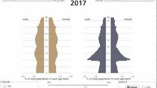 UK and Newcastle Population Pyramids [upl. by Ultun]