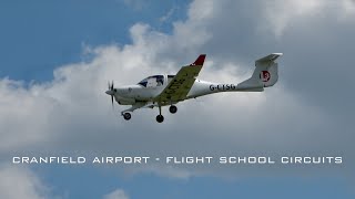 Cranfield Airport  Flight School Circuits [upl. by Hallimaj773]