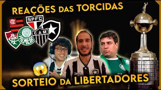 REAÃ‡Ã•ES DOS RIVAIS COM MEDO NO SORTEIO DA LIBERTADORES  TEM PALMEIRAS x BOTAFOGO [upl. by Simons]